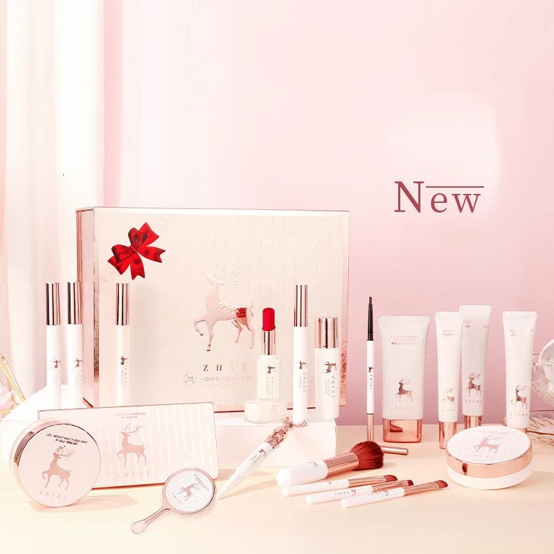 20 Pcs Makeup Set Box Full Mystery Lipstick Eyeshadow Gift Complete Make Up Skincare Products Cosmetics For Women 231226