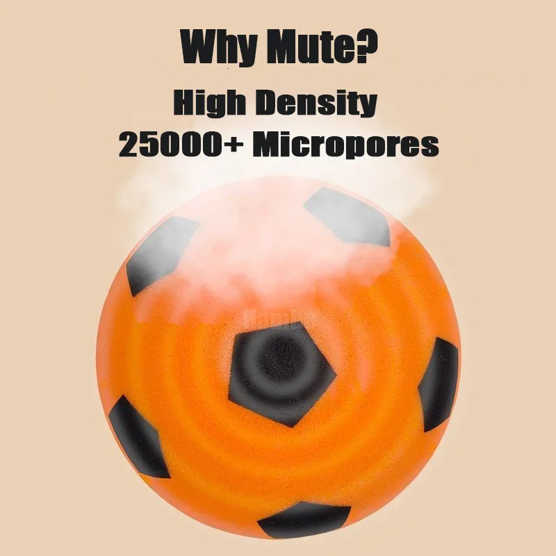 Silent Soccer Ball Size 5 Indoor Silent Foam Football Size 3 Mute Bouncing Ball Air Bounce Silent Basketball Ball Silent Ball PU 231225