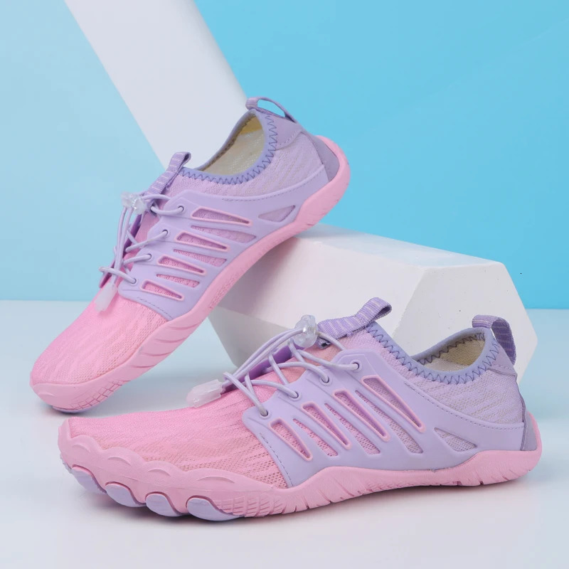 Men Mesh Beach Shoes Barefoot Upstream Beach Surfing Shoes Non-slip Quick Dry River Aqua Shoes Swimming Fishing Boating Water 231226