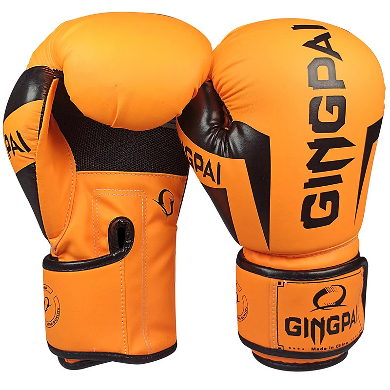 Kick Boxing Gloves for Adult Men Women PU Karate Muay Thai Guantes De Boxeo Free Fight MMA Sanda Training Adults Kids Equipment 231225