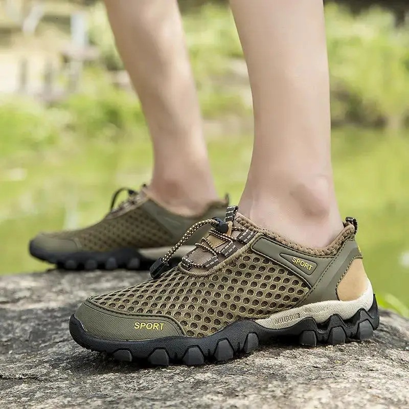 Hiking Shoes Men Summer Beach Outdoor Sandals Climbing Trekking Trainers Top Quality Outdoor SnerkersFashion Casual Wading Shoes 231226