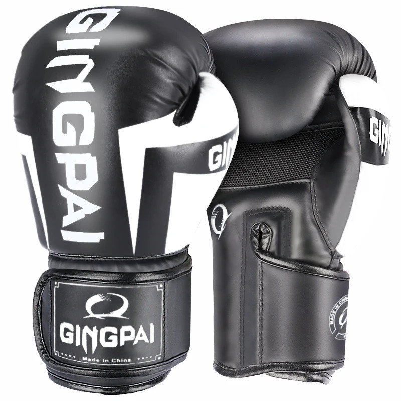 Kick Boxing Gloves for Adult Men Women PU Karate Muay Thai Guantes De Boxeo Free Fight MMA Sanda Training Adults Kids Equipment 231225