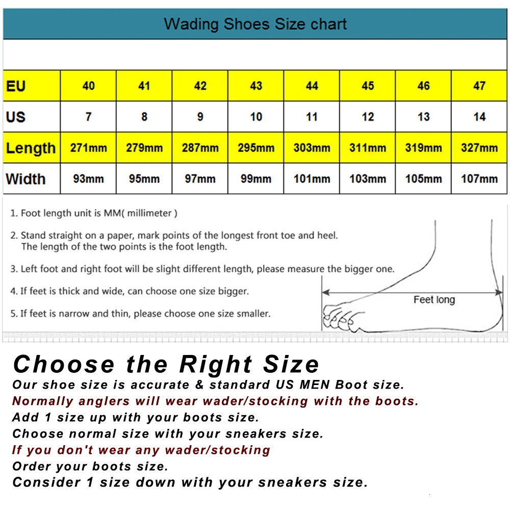 Men's Fishing Wading Boots Anti-slip Fly Fishing Waders Rubber Sole Boot Outdoor Breathable Upstream Shoes 231226