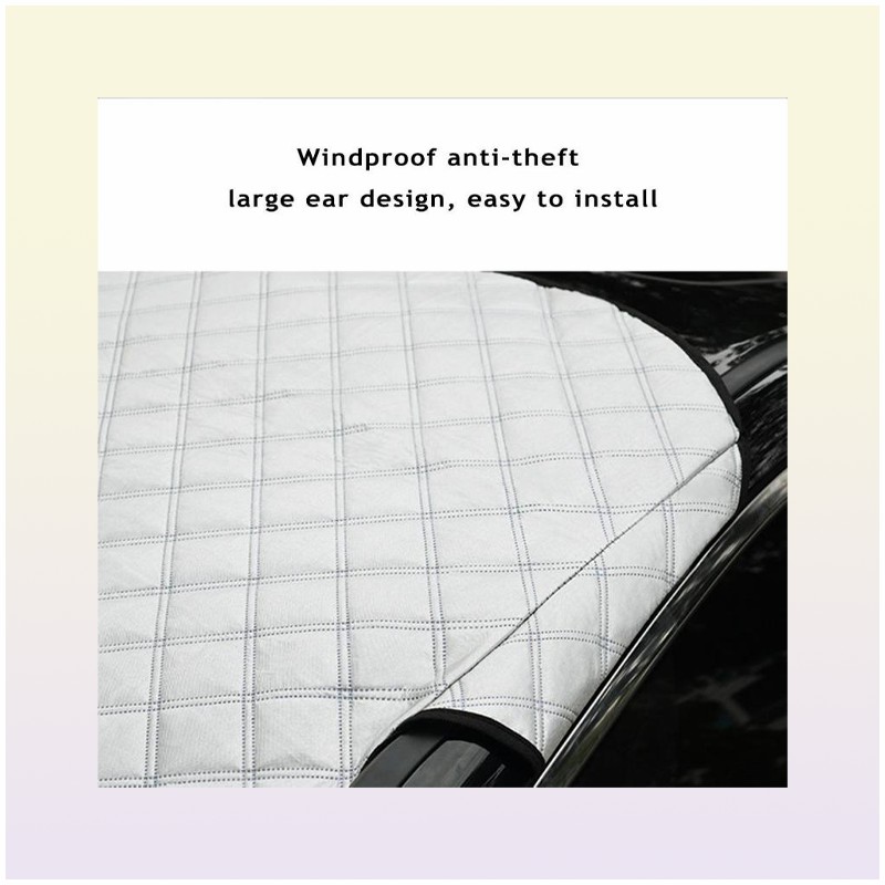 Car Sunshade Magnetic Cover Front Windscreen Protector Foldable Windshield Snow Sun Shade Waterproof