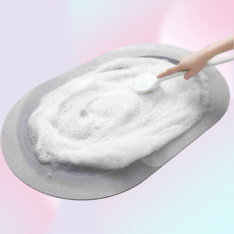 Super Absorbent Bath Mat Textile Quick Drying Bathroom Kitchen Carpet Nonslip Oilproof Easy To Clean Floor Rug Drop 2111308211834