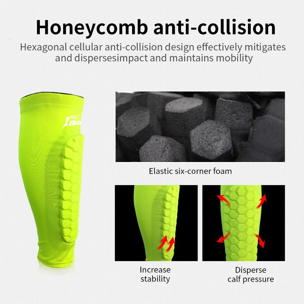 1 Pair Kids Soccer Shin Guard Children Crashproof Football Calf Protector Leg Sleeves Teens Training Protection Custom 231226