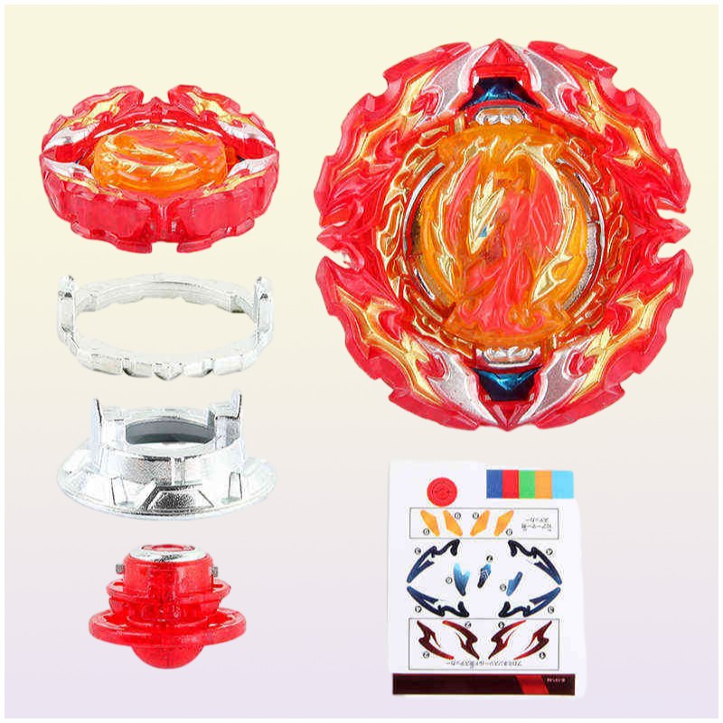 Bey Blayblade Burst B-191 02 Prominence Phoenix with LR String Launcher, Toys Gyro Bley Blade Sticker New in Box AA220323