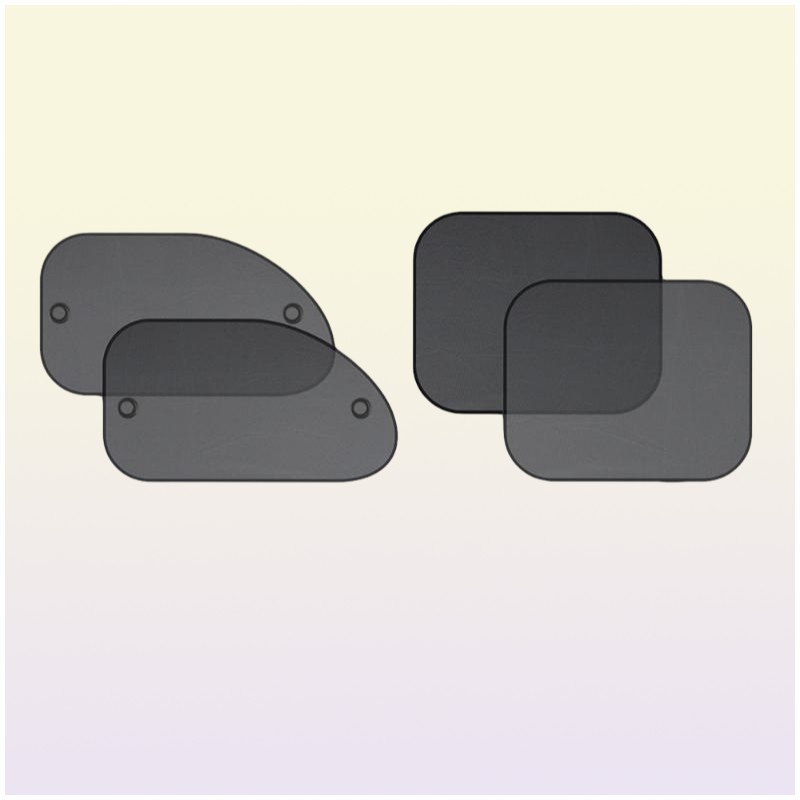 2025 new Car Sunshade 1 Set 4pcs Universal Window Sun Shade UV Rays Protector Black1436667 Free shipping