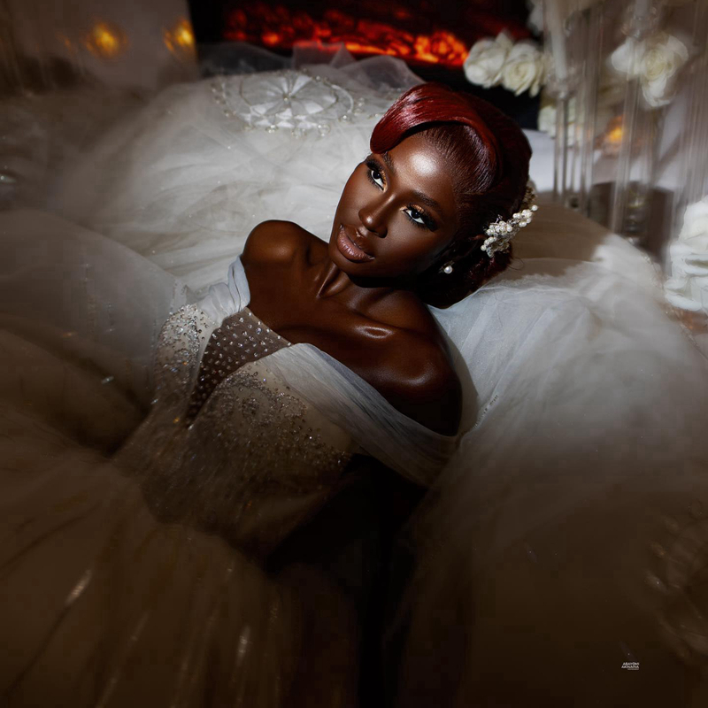 Plus Size Aso Ebi Wedding Dresses Off Shoulder Ball Gown Dress African Black Women Bride Gorgeous Tiered Lace Bead Tulle Bridal Gowns For Marriage Cdw