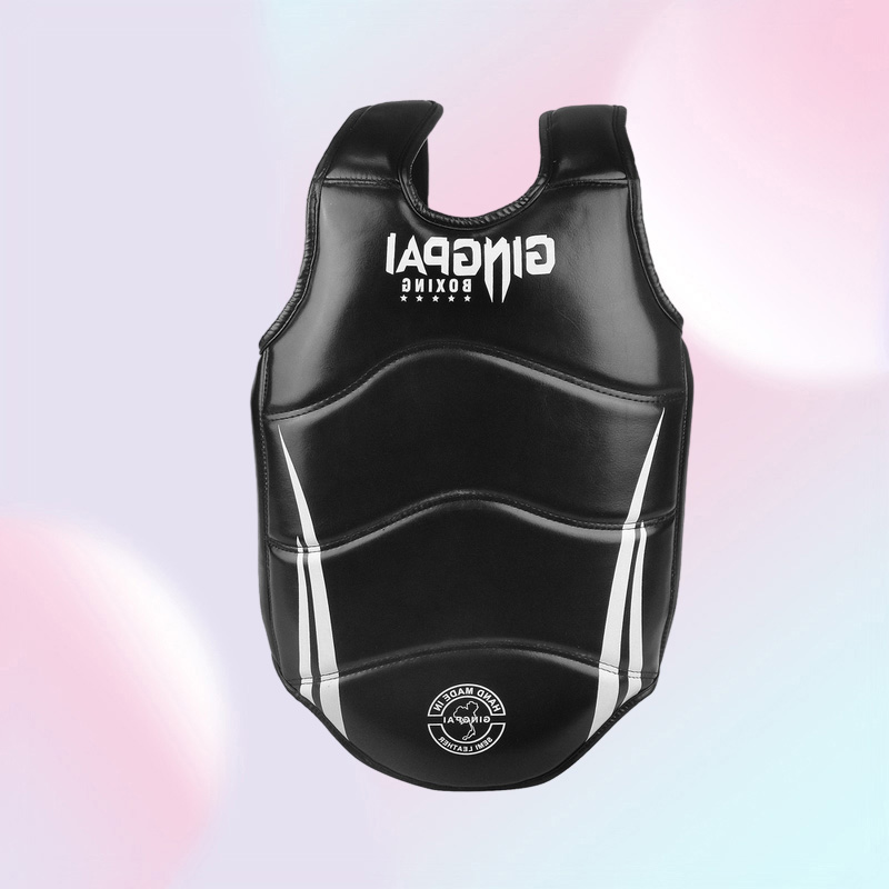 Chest Guard Boxing Kickboxing Body Vest Protector Martial Arts WTF Reversible Rib Shield Taekwondo Target Training Uniform