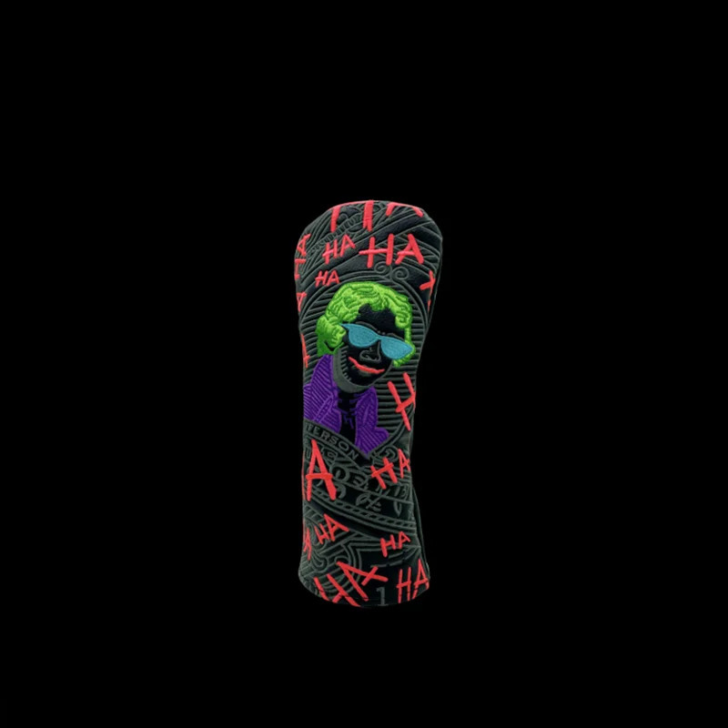 High-end clown president Golf Club #1 #3 #5 Wood Headcovers Driver Fairway Woods Cover PU Leather Head Covers Golf Putter 231225