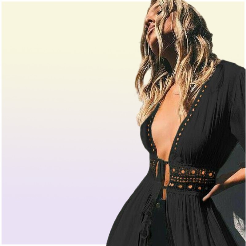 Ladies Women Sexy Coverups Bikini Cover Up Beach Dress Robe Swimwear Chiffon Beachwear Bathing Suit Summer Holiday Kimono Cardiga