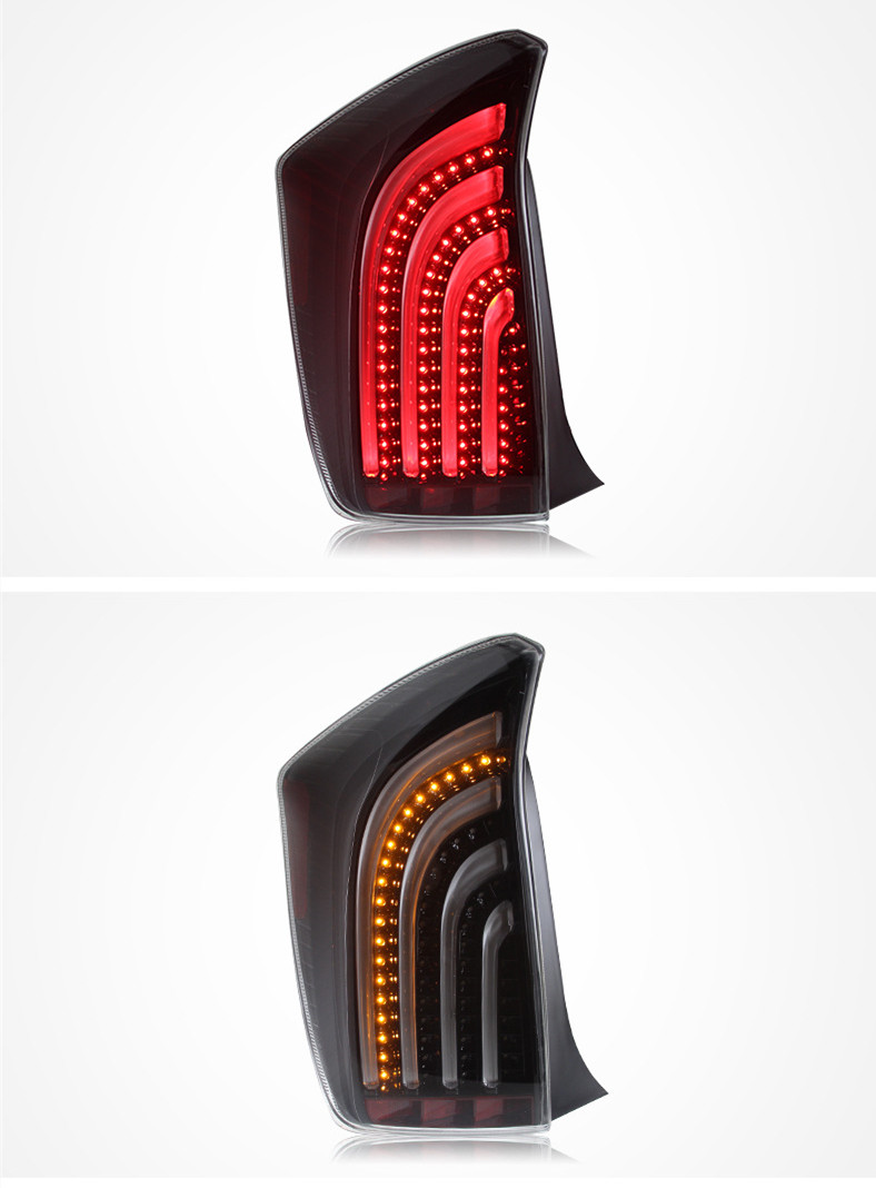 LED Taillight For Toyota PRIUS 2010-2012 Taillights LED DRL Running Lights Fog Lights Angel Eyes Rear Parking Lights