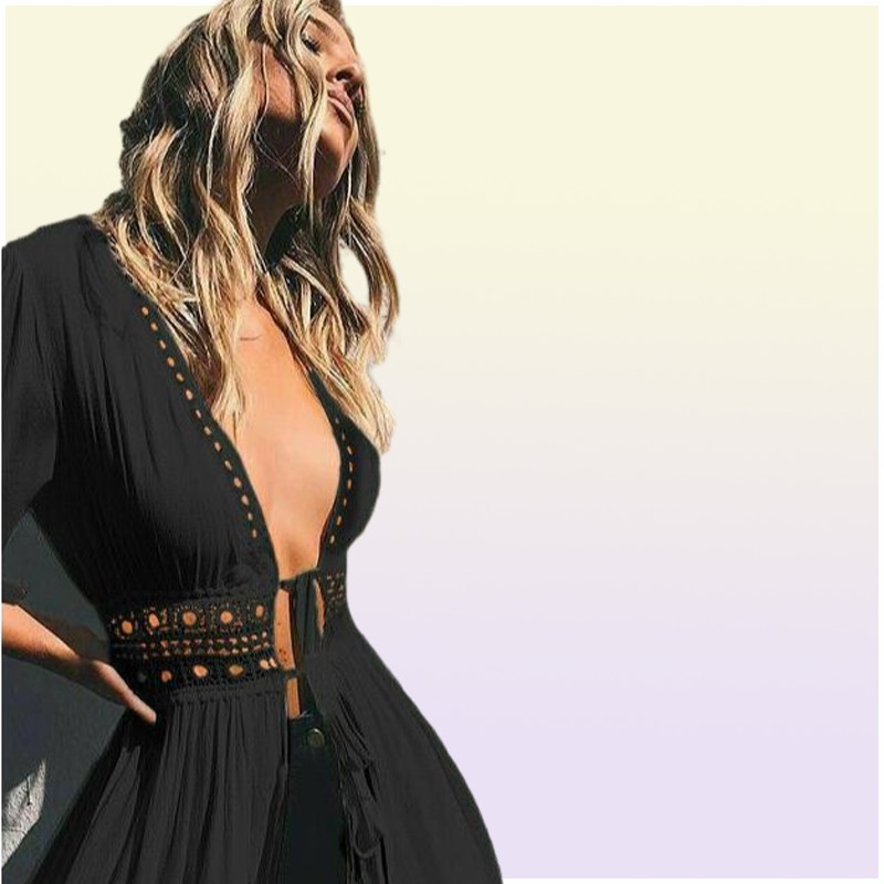 Ladies Women Sexy Coverups Bikini Cover Up Beach Dress Robe Swimwear Chiffon Beachwear Bathing Suit Summer Holiday Kimono Cardiga