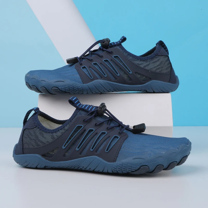 Men Mesh Beach Shoes Barefoot Upstream Beach Surfing Shoes Non-slip Quick Dry River Aqua Shoes Swimming Fishing Boating Water 231226
