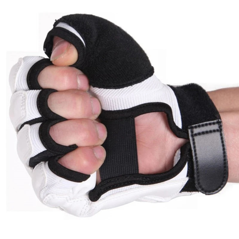 Boxing Gloves Half Fingers Adults Boxing Fighting Kids Sandbag Training MMA Sanda Karate Muay Thai Fitness Taekwondo Protector 231225