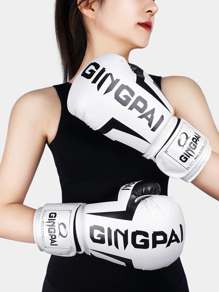 Kick Boxing Gloves for Adult Men Women PU Karate Muay Thai Guantes De Boxeo Free Fight MMA Sanda Training Adults Kids Equipment 231225