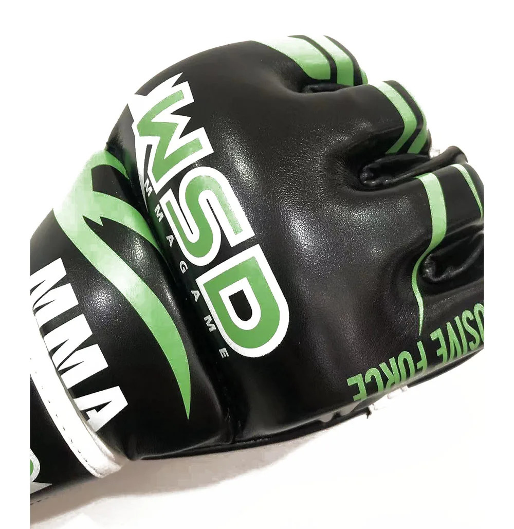 Half Finger MMA Gloves for Men PU Boxing Karate Muay Thai Free Fight Sanda Muay Thai Fighting Kick Boxing Training Equipment 231225