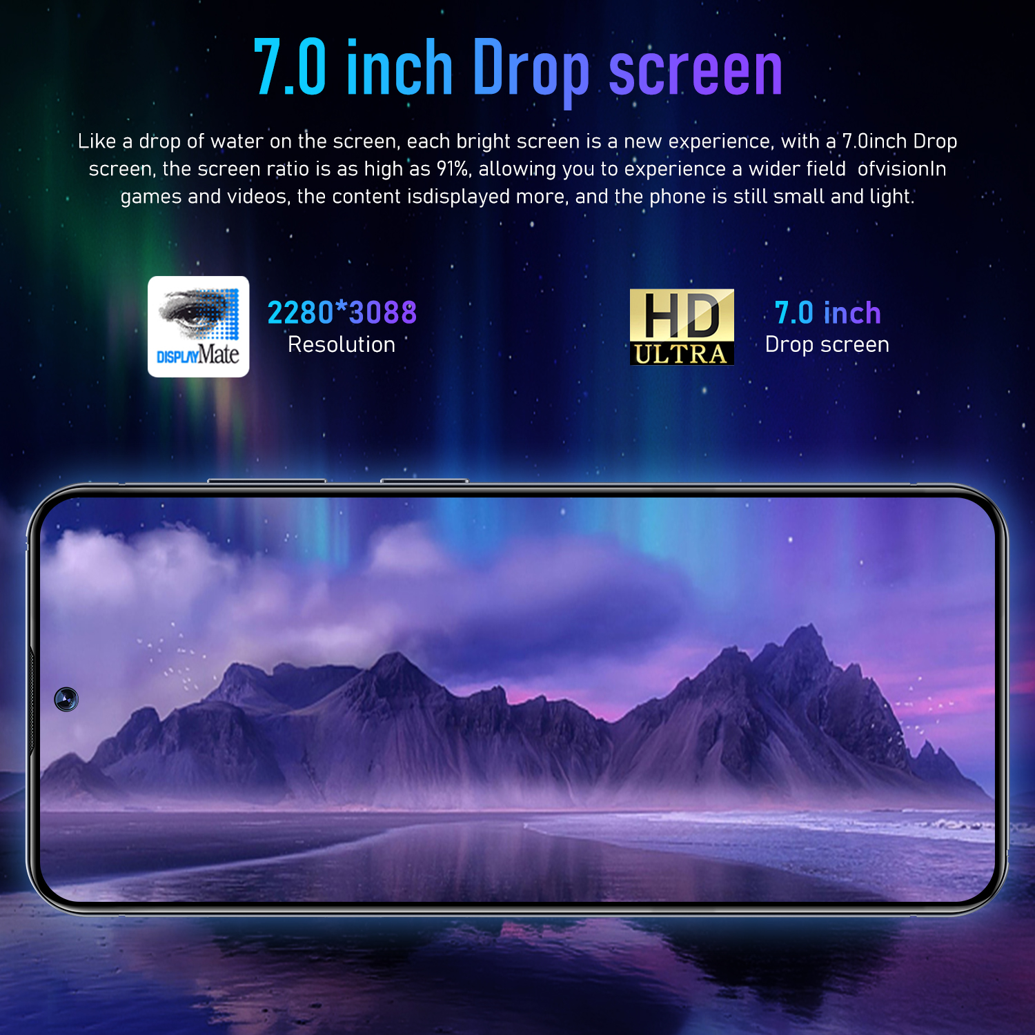 2024 Original S24 Ultra Smartphone Qualcomm 8 Gen 2 16GB+1TB 5G 4G 7000mAh Large Battery Android 13.0 Dual SIM 7.0 Inch Global Version of The Phone Ca
