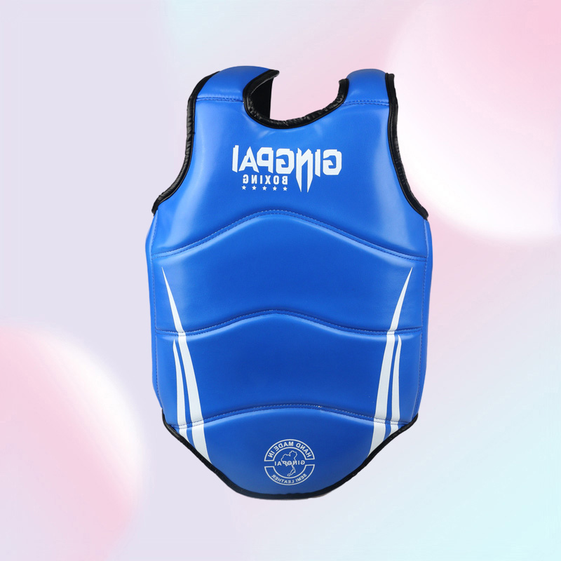 Chest Guard Boxing Kickboxing Body Vest Protector Martial Arts WTF Reversible Rib Shield Taekwondo Target Training Uniform