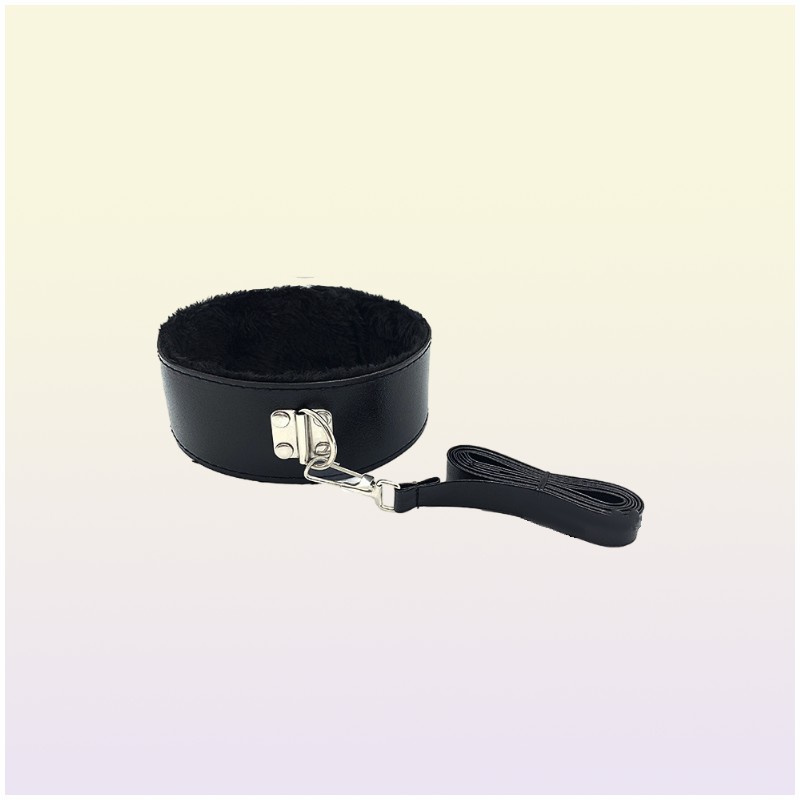 Fun Products Sliding Leather Sm Plush 10 Piece Set of Handcuffs and Foot Cuffs Binding Multiple Sets Alter Toys 3KN2