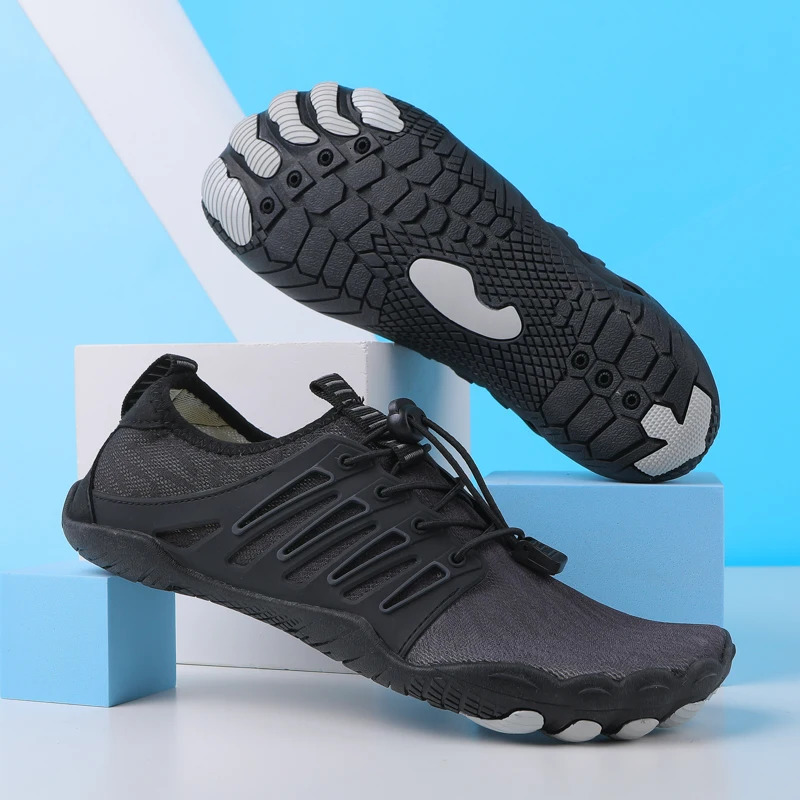 Men Mesh Beach Shoes Barefoot Upstream Beach Surfing Shoes Non-slip Quick Dry River Aqua Shoes Swimming Fishing Boating Water 231226