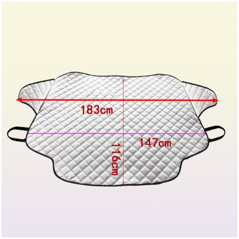 Car Sunshade Magnetic Cover Front Windscreen Protector Foldable Windshield Snow Sun Shade Waterproof