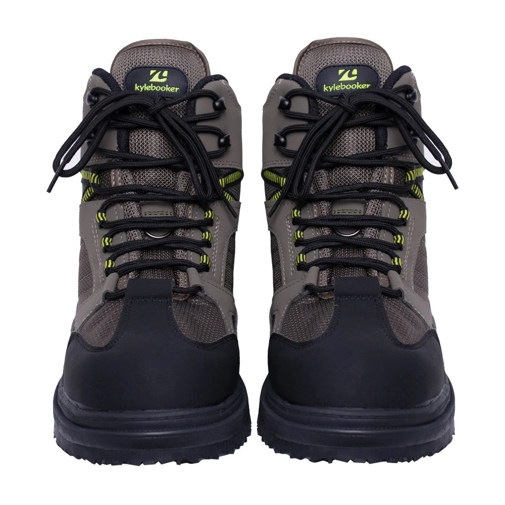Men's Fishing Wading Boots Anti-slip Fly Fishing Waders Rubber Sole Boot Outdoor Breathable Upstream Shoes 231226