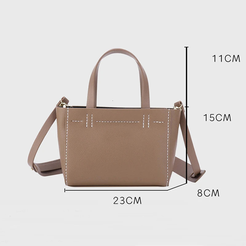 Leather Shoulder Crossbody Bag Making Handmade No Cutting DIY Craft Sewing Material Set Leather Accessories 231226