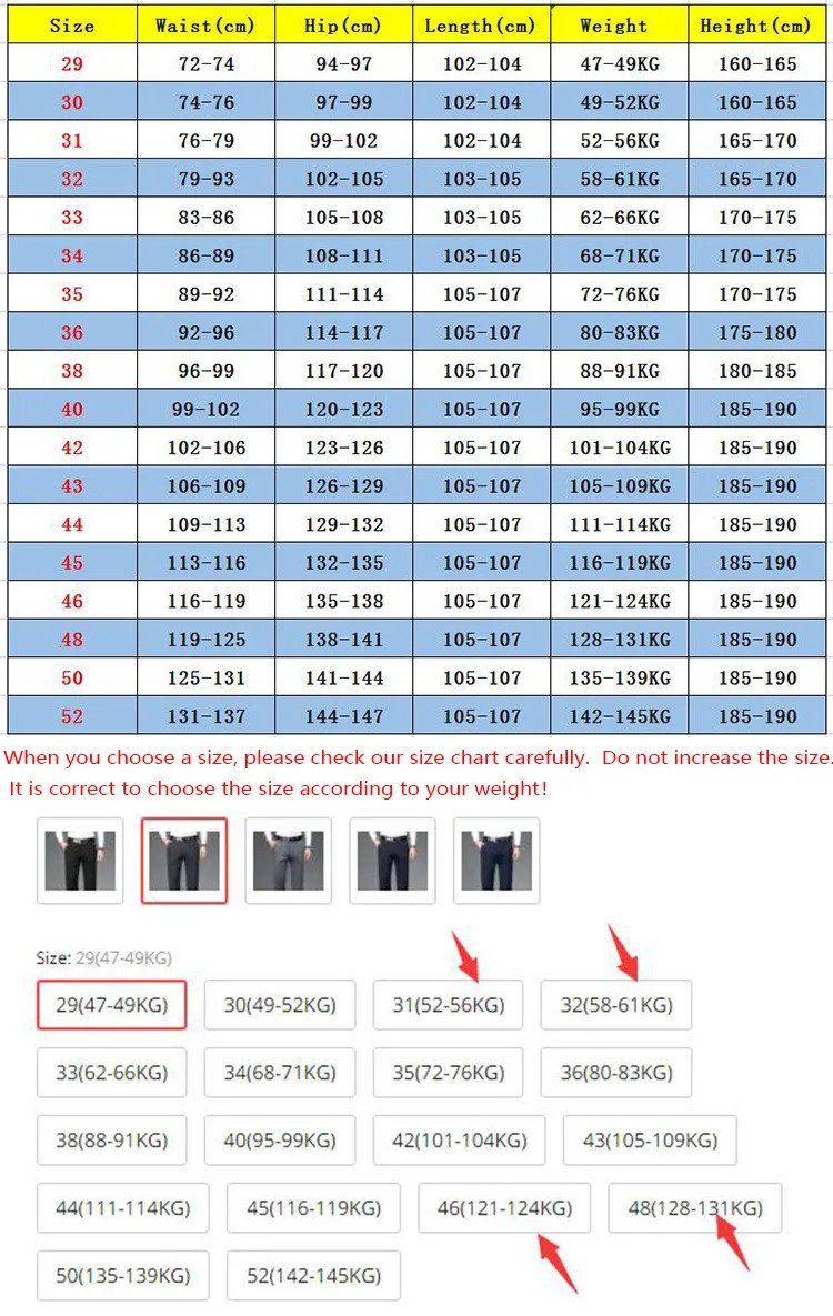 10XL Oversize Men's Business Pants Men Fit Stretch Formal Trousers Husband Elegant Suits Mens Dress Social Casual 231225
