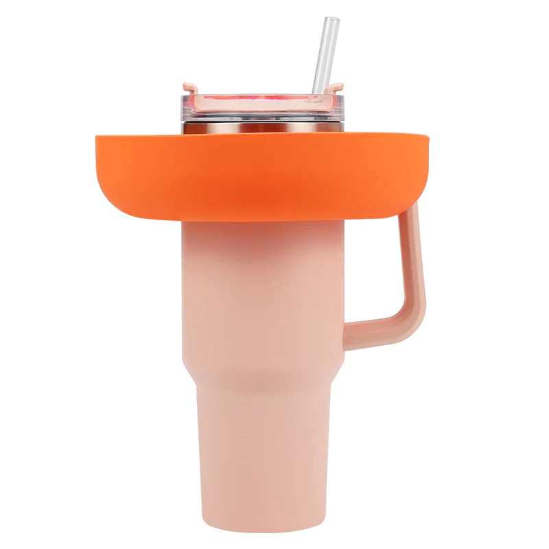 Snack Bowl for 30/40 oz Tumbler with Handle Snack Bowl Compatible Reusable Snack Ring for Cup AccessoriesWLL2132