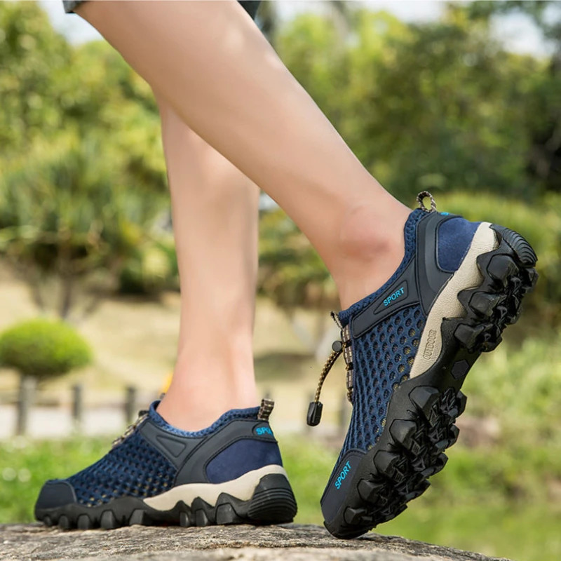 Hiking Shoes Men Summer Beach Outdoor Sandals Climbing Trekking Trainers Top Quality Outdoor SnerkersFashion Casual Wading Shoes 231226