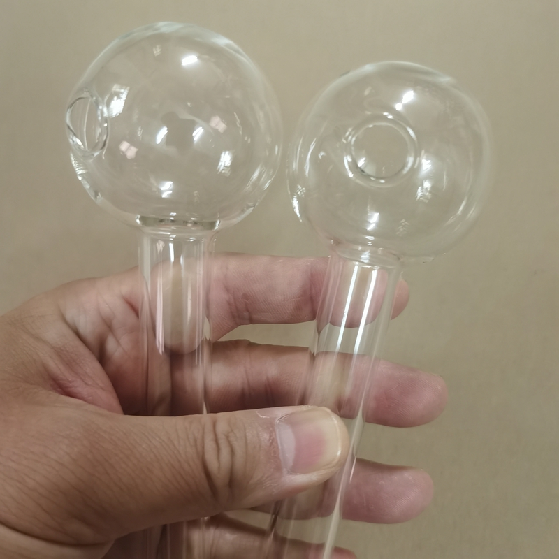 8 inch / 20cm Super big large 50mm ball thick glass smoking pipes handcraft