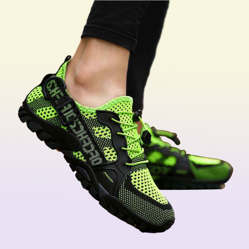 Unisex Wading Shoes Mens Summer Aqua Shoe Women Mountain Climbing Water Shoe Hiking QuickDry Seaside Sneakers Y220518