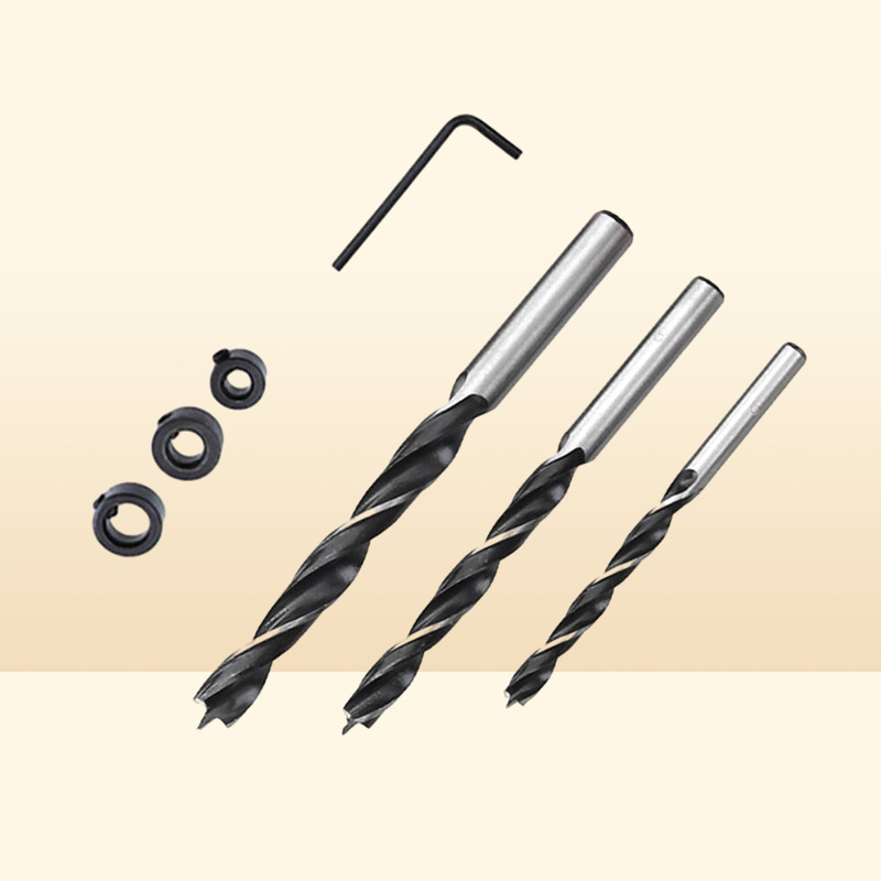 Self Centering 6 8 10Mm Dowel Jig Wood Panel Locator Beech Woodworking Straight Dwe74 Hole Puncher Set4727938