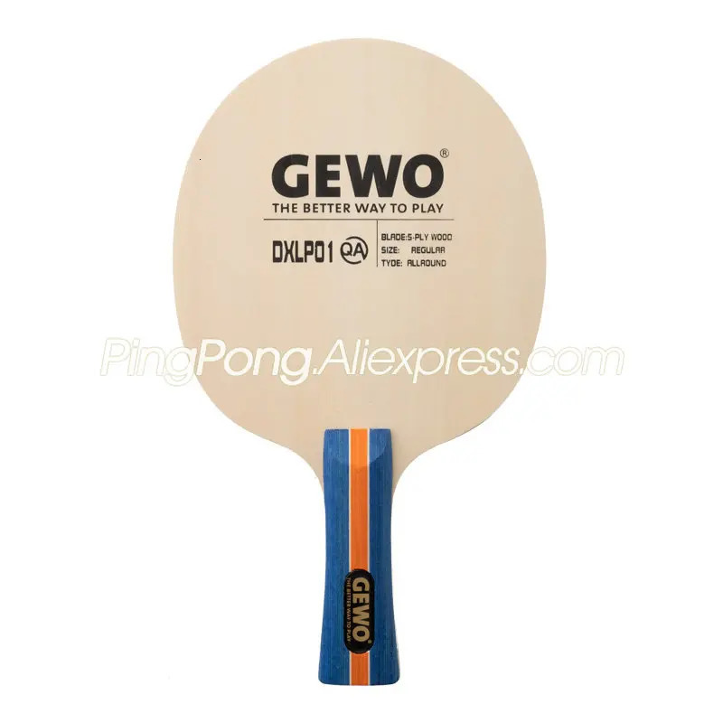 Original GEWO DXLP01 Table Tennis Blade Racket Light Weight Allround Type Control Spin Ping Pong Bat Paddle 231227