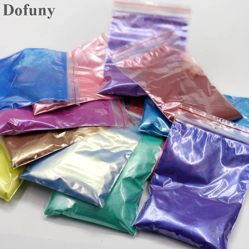 1kg Natural Mica Mineral Handmade Soap Colorful Pearlescent Powder Pigment Mica Nail Glitter Pearl Powder epoxy resin Pigment 231227