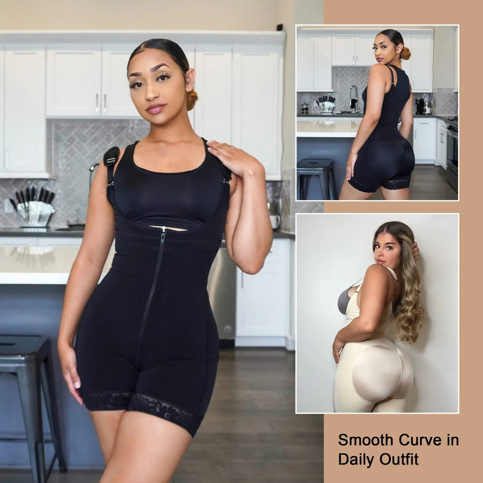 Fajas Colombianas Shapewear for Women Firm Tummy Compression Postpartum Tummy Control Body Shaper Butt Lifter Bodysuit 231226