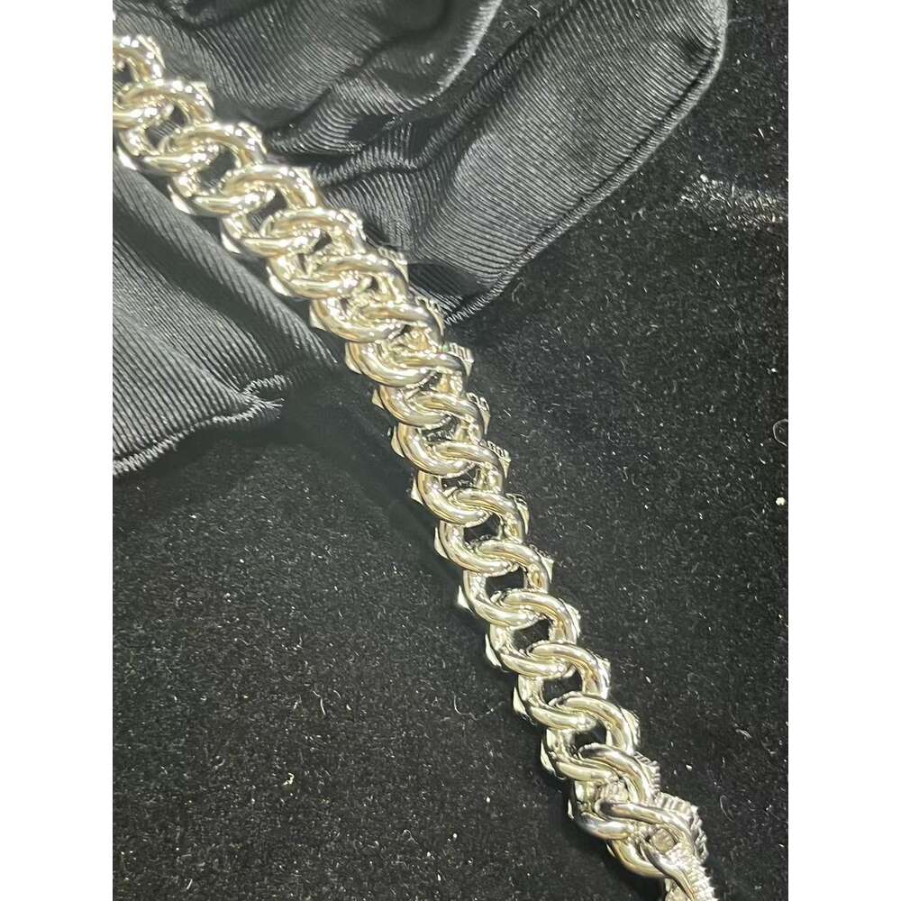 Fashion Fine Jewelry Moissanite Diamond Bracelets Bangles Sliver Cuban Chain