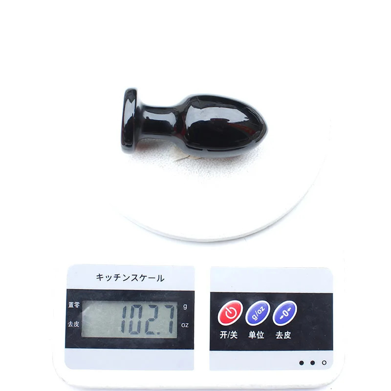 1 Pcs Natural Black Obsidian Crystal Massage Wand With Stand 231227