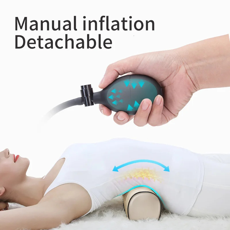 Neck Massage Pillow Electrical Cervical Traction Massager Wormwood Compress Relief Back Shoulder Pain Body Health 231227