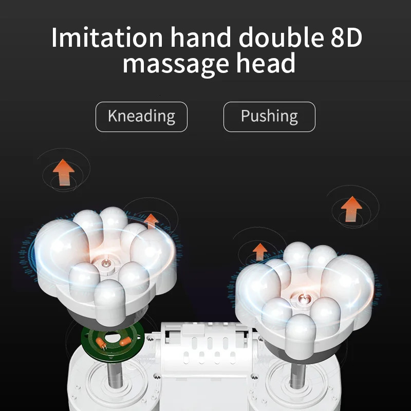 Neck Massage Pillow Electrical Cervical Traction Massager Wormwood Compress Relief Back Shoulder Pain Body Health 231227