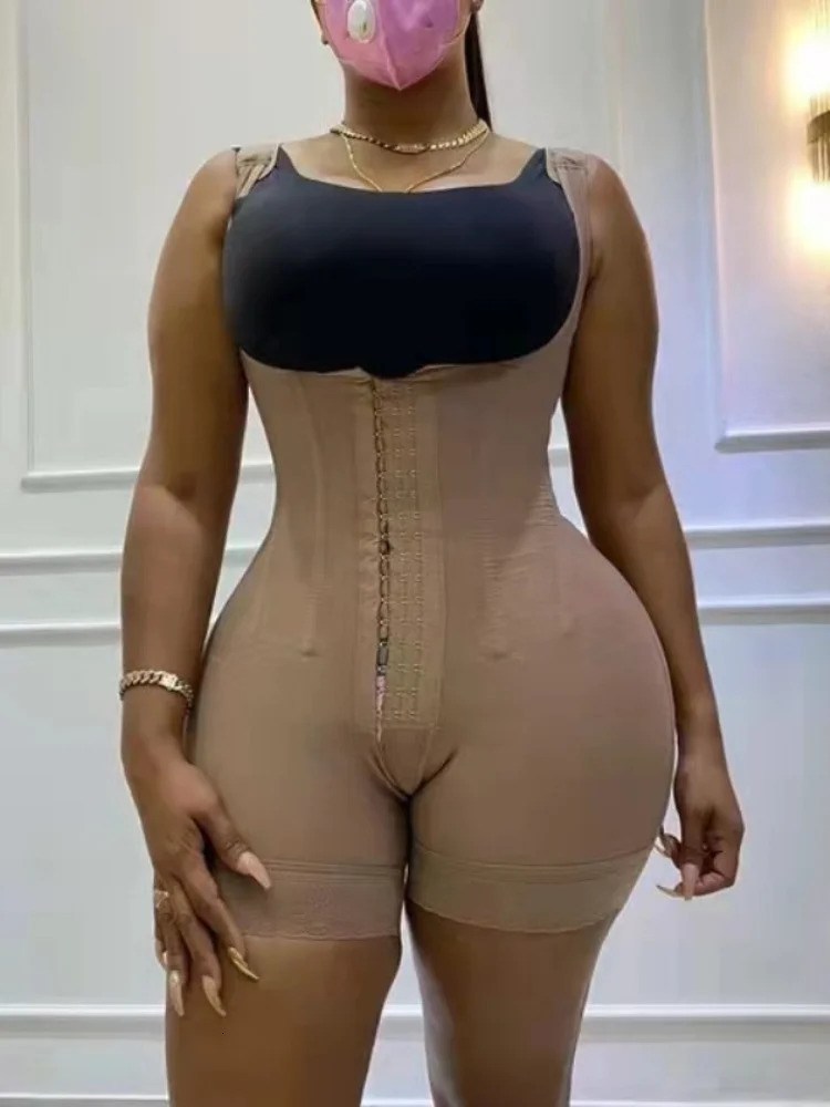 9 Steel Bone Bbl Operatoria After Post Surgery Shapewear High Compression Garment Body Shaper for Women Girdle Postpartum 231226