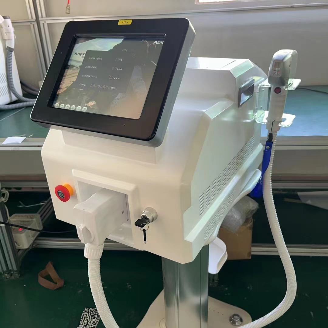 Newest Single Handle Version Strong Power Diode Laser 808nm Hair Removal Freezing Point Pain-free Permanent Hair Remove Follicle Penetration Salon