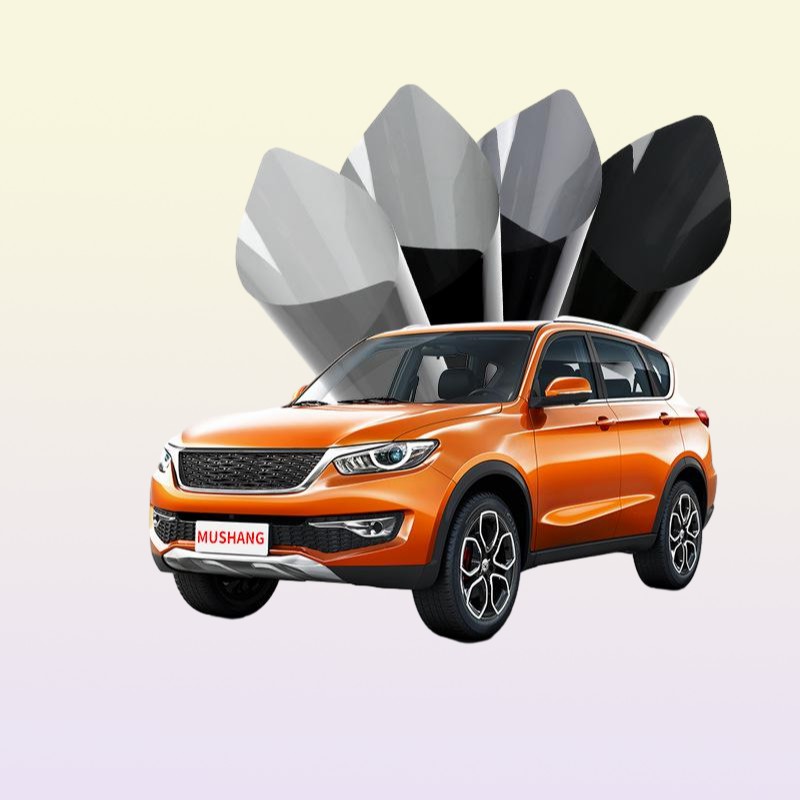 Window Stickers 300cm X 50cm VLT Black Car Foil Tinted Film Explosionproof Home Glass Solar UV Protective4876441