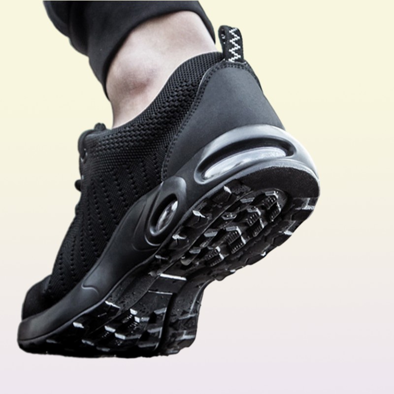 High Quality Men039s Boots Safety Shoes Steel Toe PunctureProof Work Boots Lightweight Safety Work Shoes Men Indestructible Sh