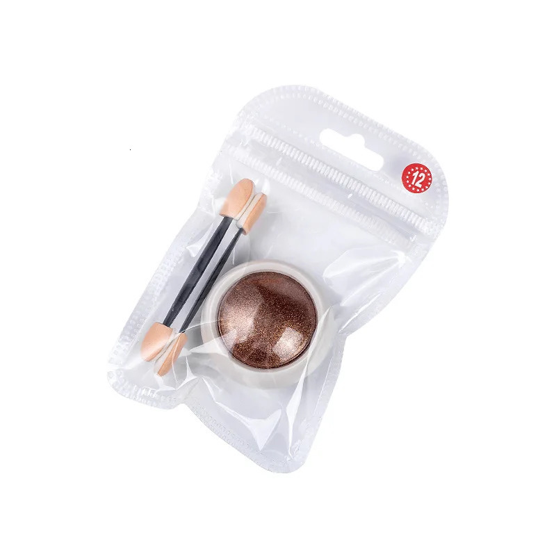 19 Jar/set Mirror Rub Nail Powder Metallic Mirror 19 Colors Glitter Metal Effect Nail Art UV Polish Chrome Pigment Powder 0.5g 231227