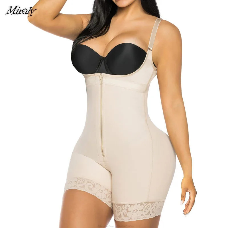 Fajas Colombianas Shapewear for Women Firm Tummy Compression Postpartum Tummy Control Body Shaper Butt Lifter Bodysuit 231226