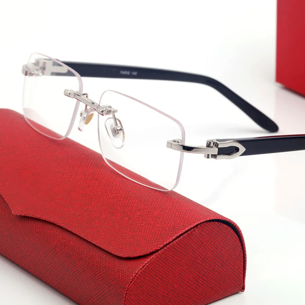 2024 New Designer Sunglasses For Glasses Buffalo Horn Mens Women Classic Square Leisure Rectangular Gogglesmulticolor Fashion Frames Sunglass Gift RR