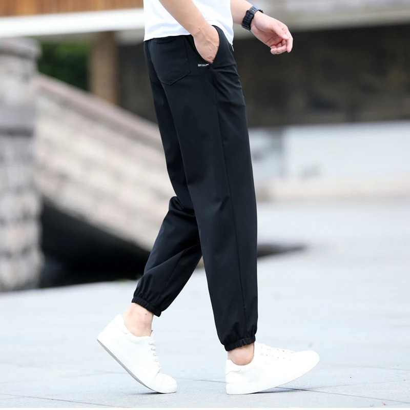 Men High Stretch Quick Dry Breathable Thin Summer Outdoor Hiking Climbing Sport Pants 231226